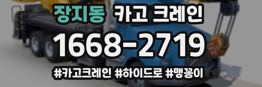 장지동 크레인 작업