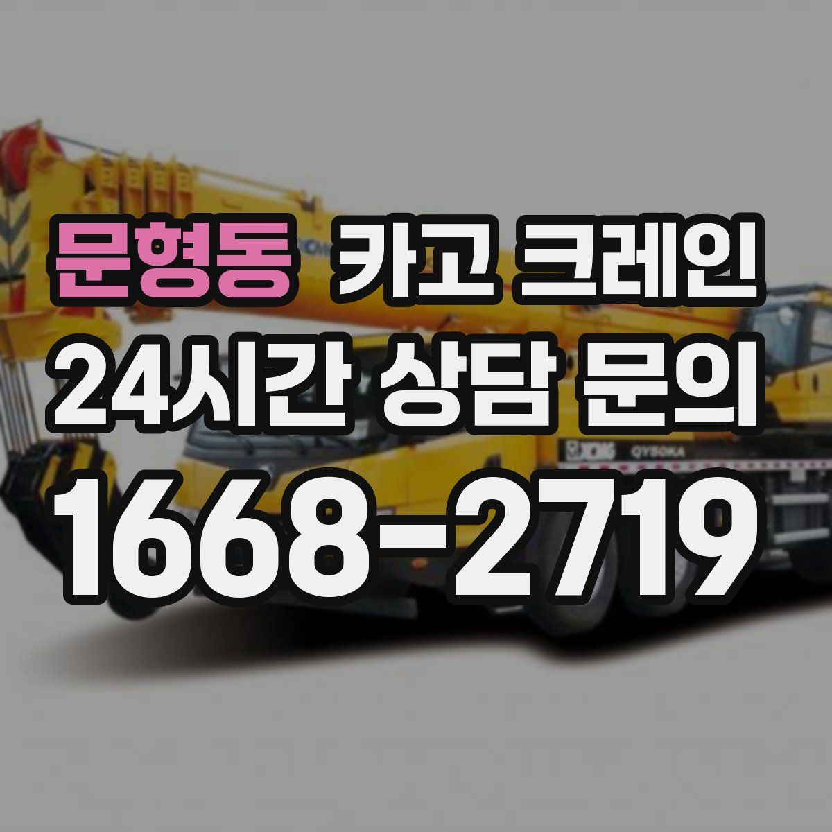 문형동 카고 크레인