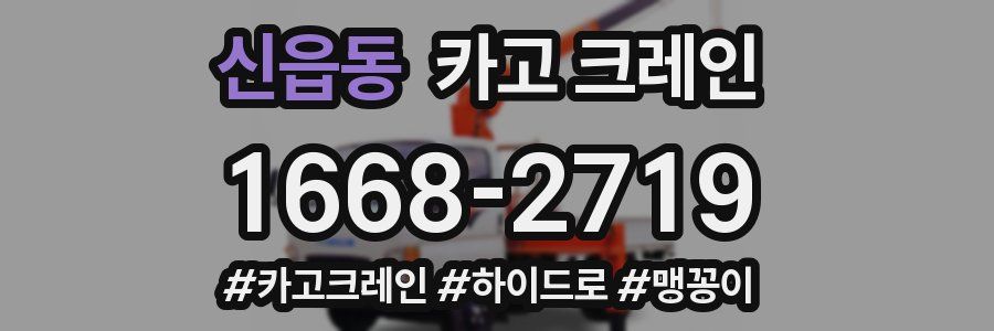 신읍동 크레인 작업