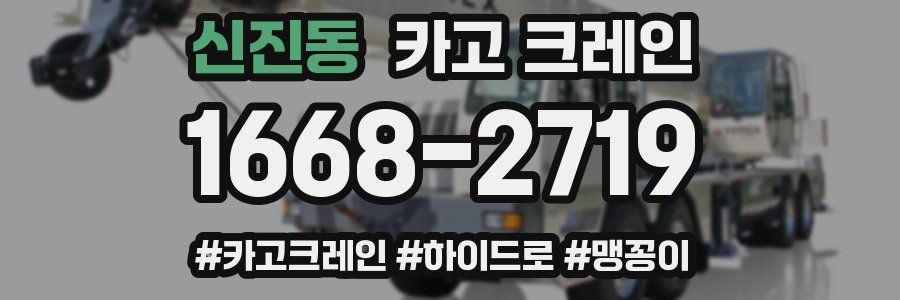 신진동 크레인 작업