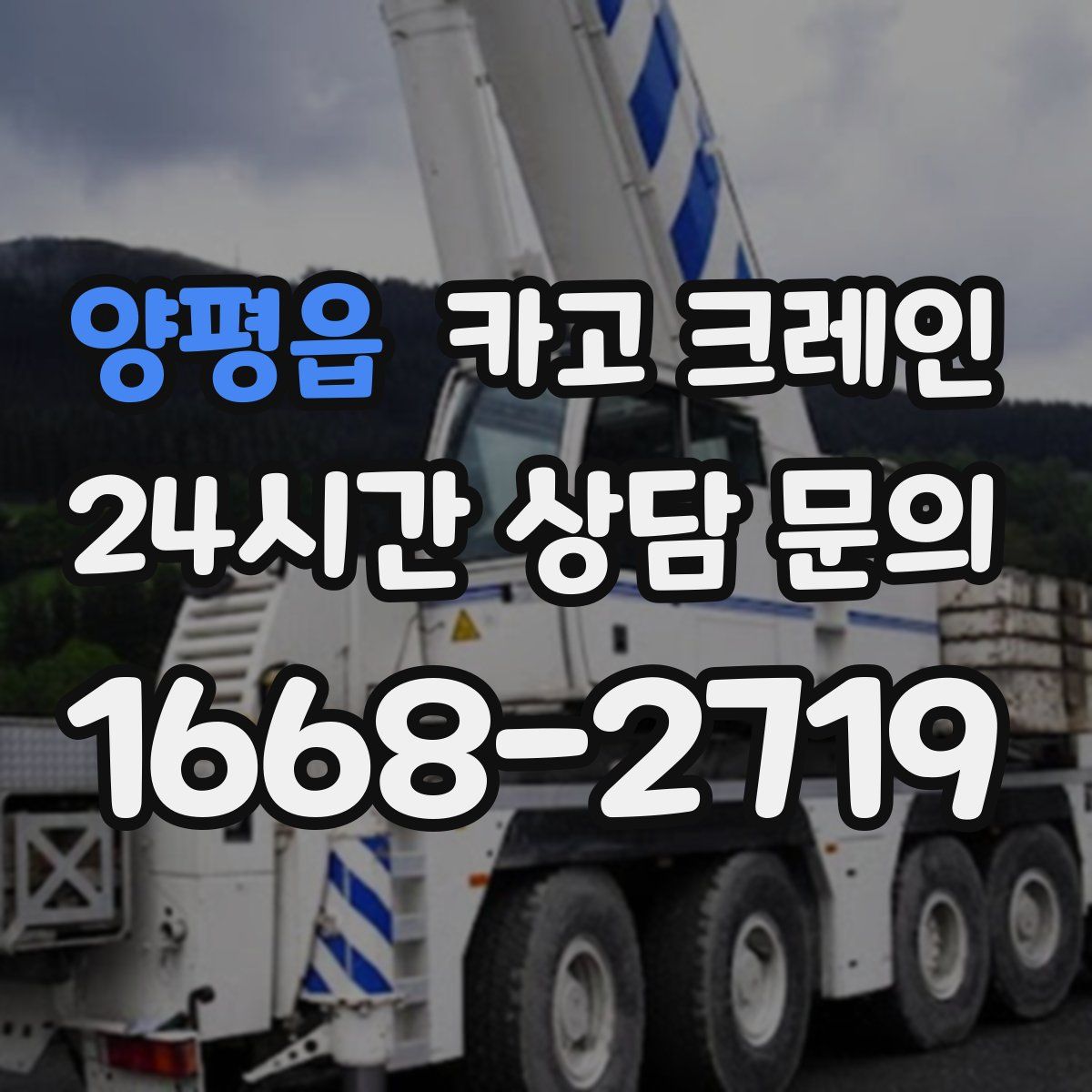 양평읍 카고 크레인