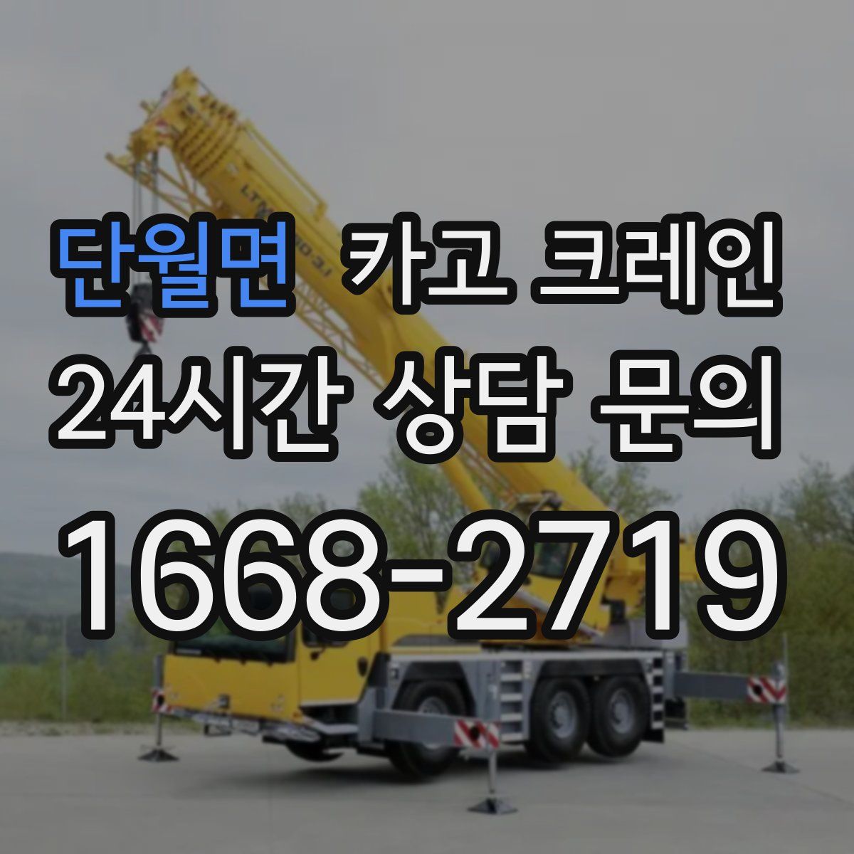 단월면 카고 크레인