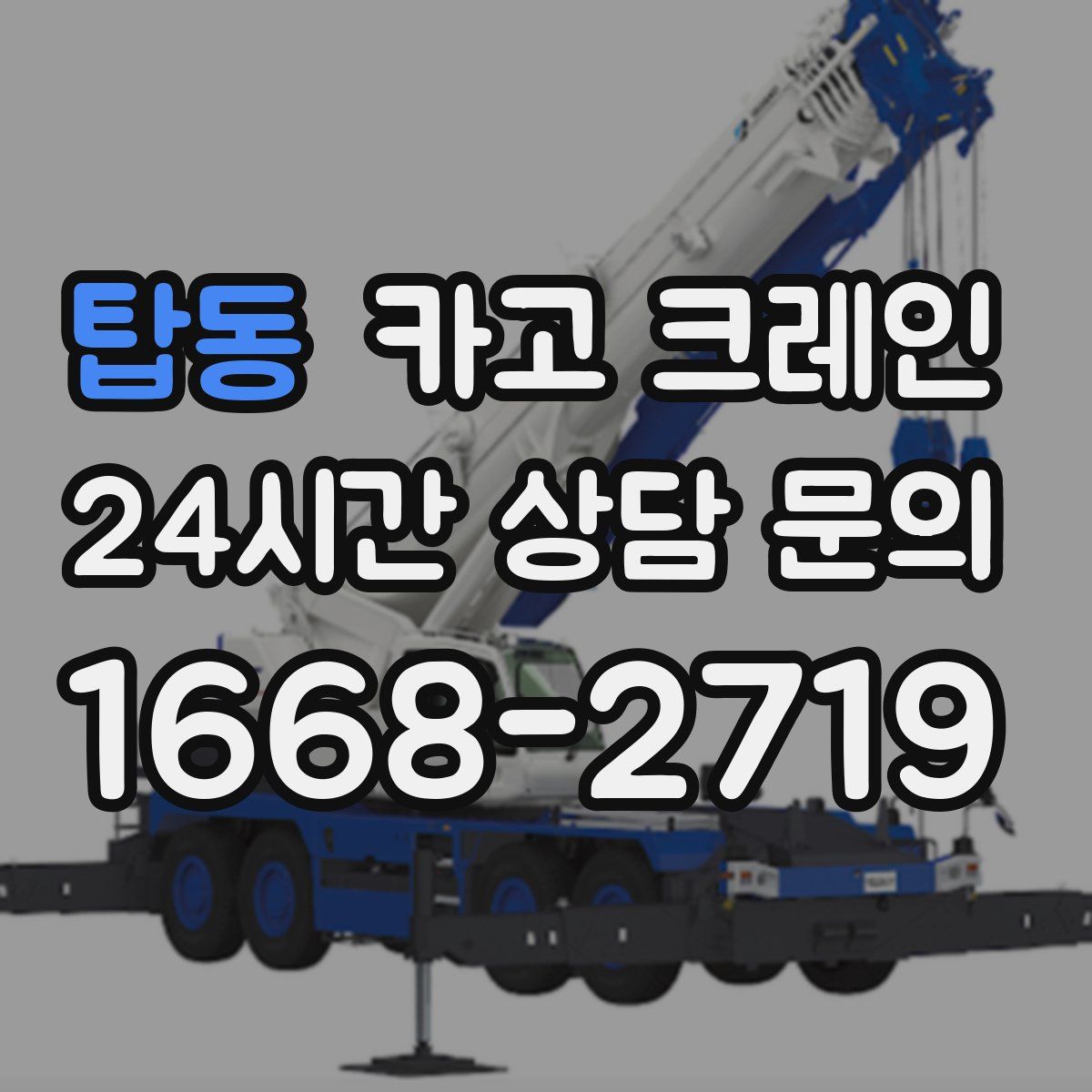 탑동 카고 크레인