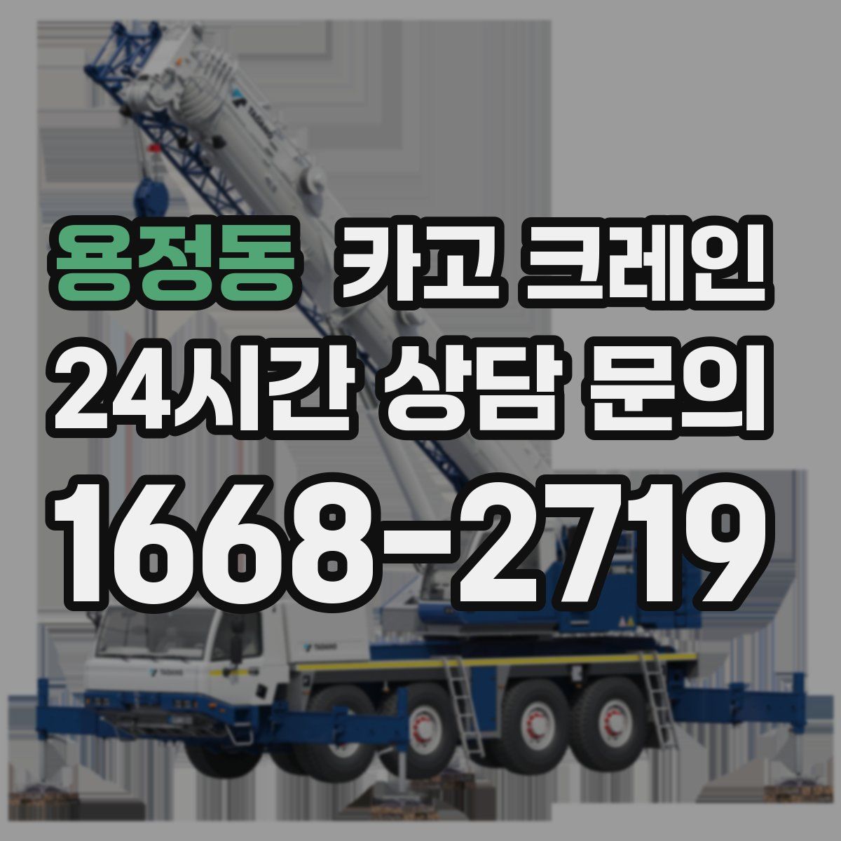 용정동 카고 크레인