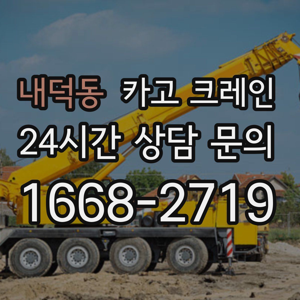 내덕동 카고 크레인