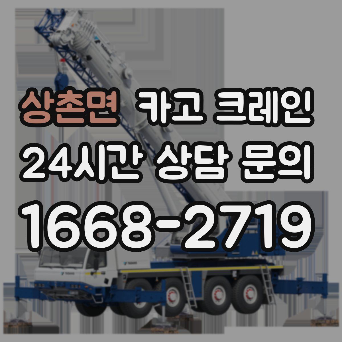 상촌면 카고 크레인