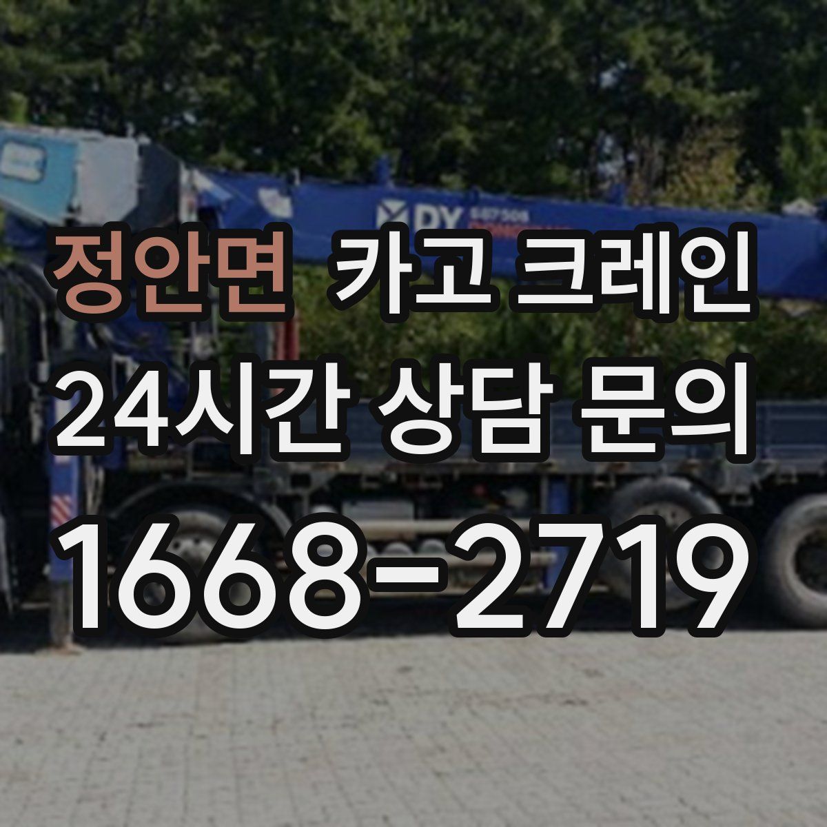 정안면 카고 크레인