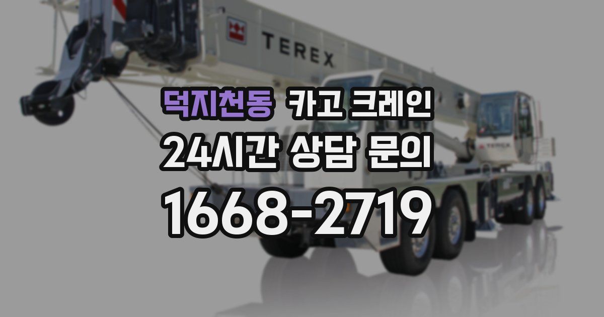 덕지천동 크레인