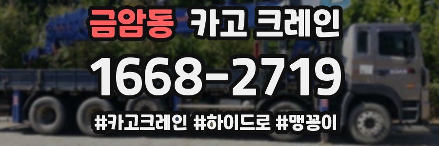 금암동 크레인 작업