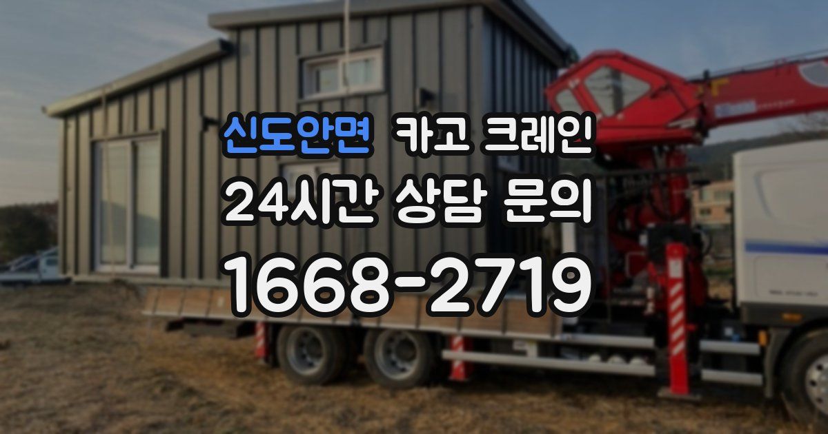 신도안면 크레인