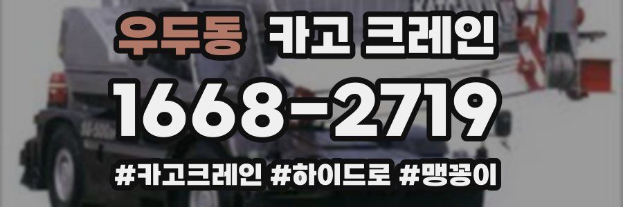 우두동 크레인 작업