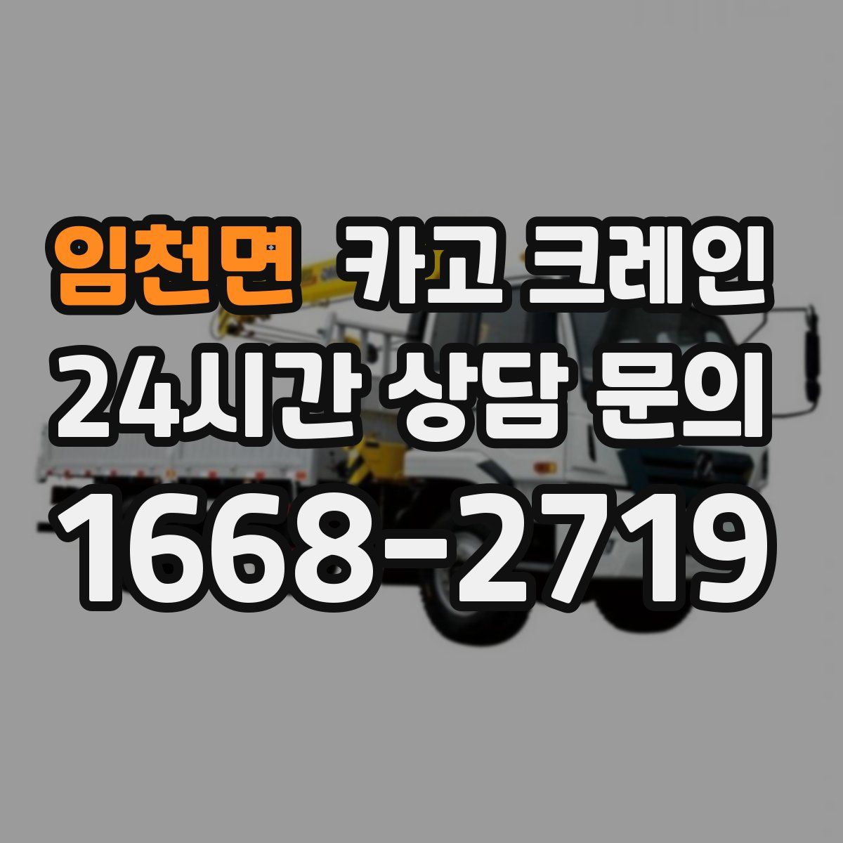 임천면 카고 크레인