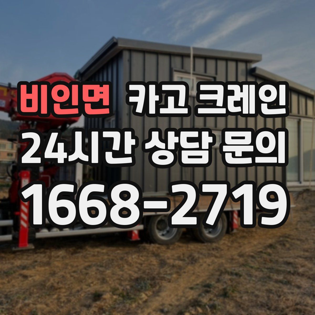 비인면 카고 크레인