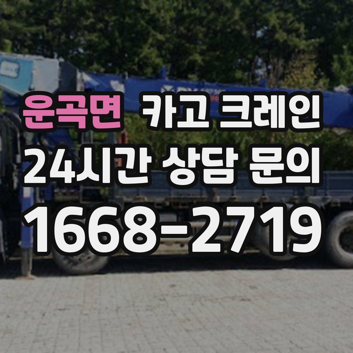 운곡면 카고 크레인