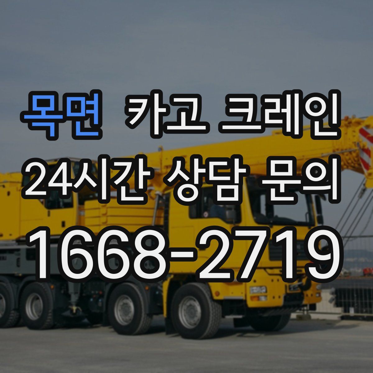 목면 카고 크레인