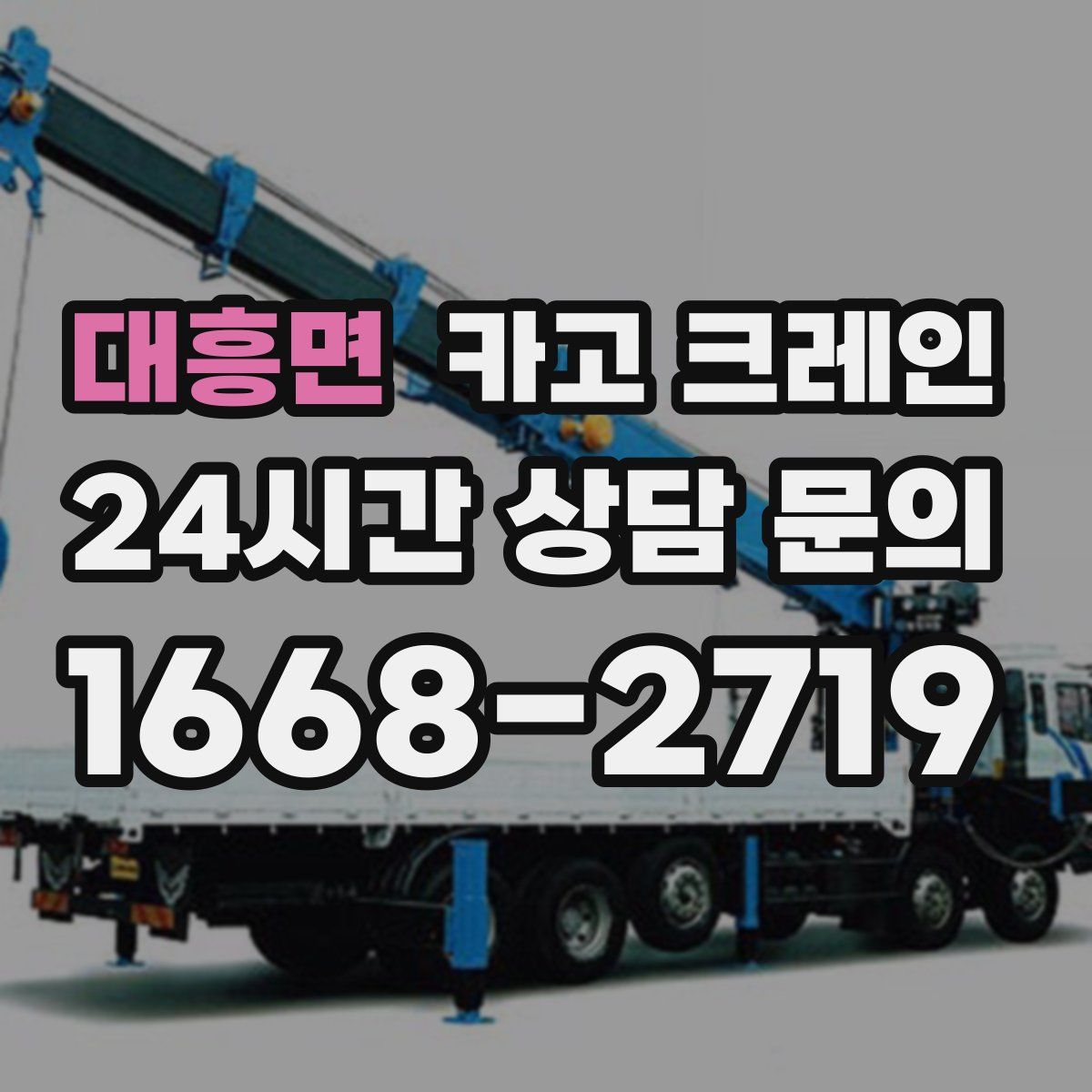 대흥면 카고 크레인