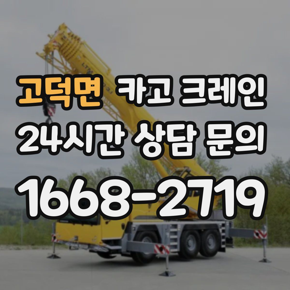 고덕면 카고 크레인