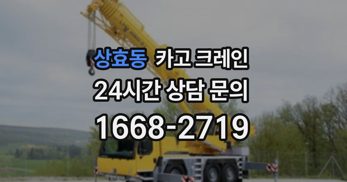 상효동 크레인
