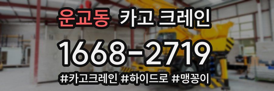 운교동 크레인 작업