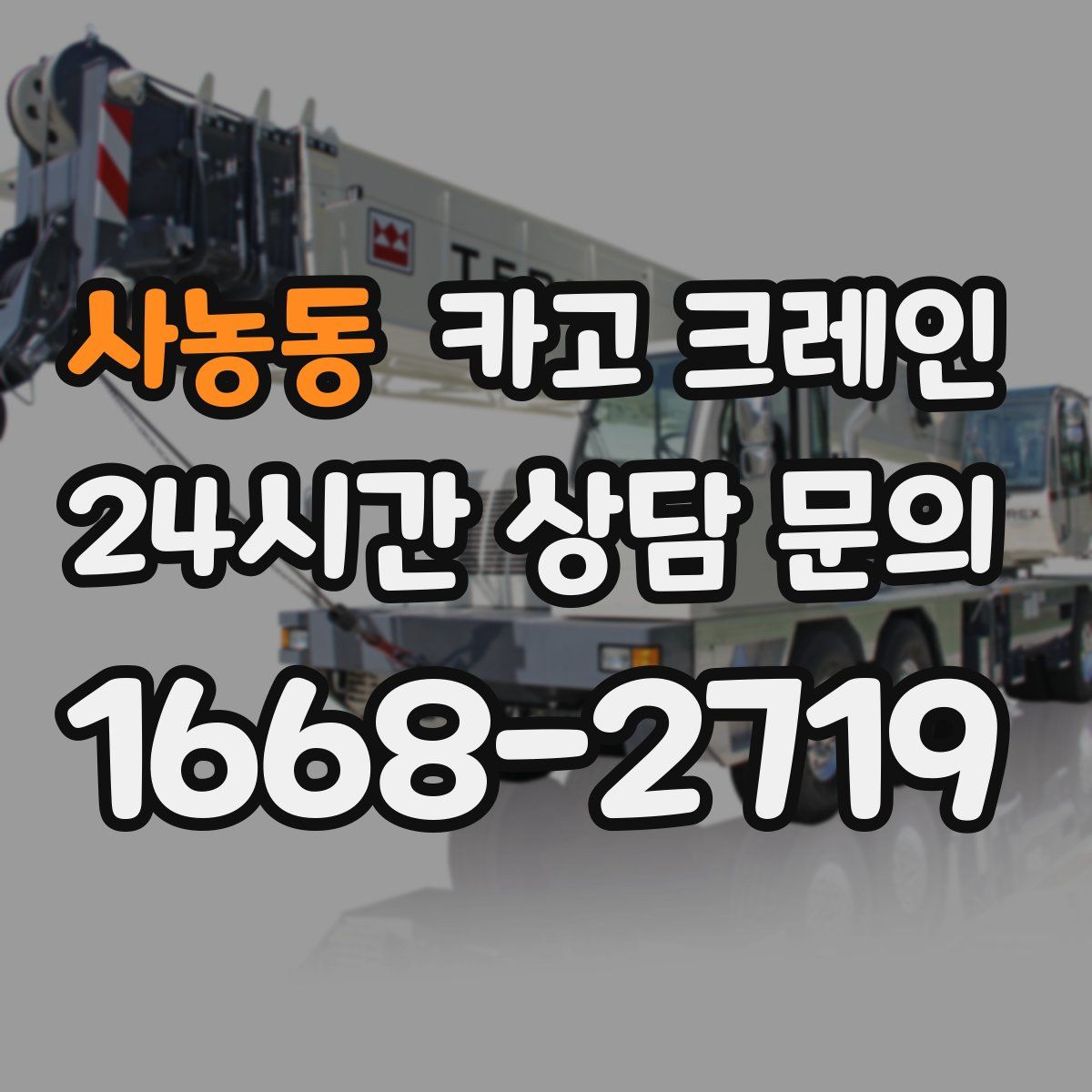 사농동 카고 크레인
