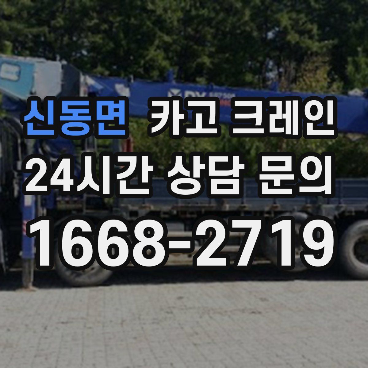 신동면 카고 크레인