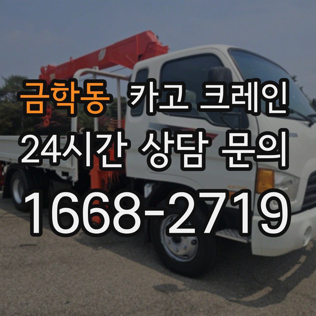 금학동 카고 크레인