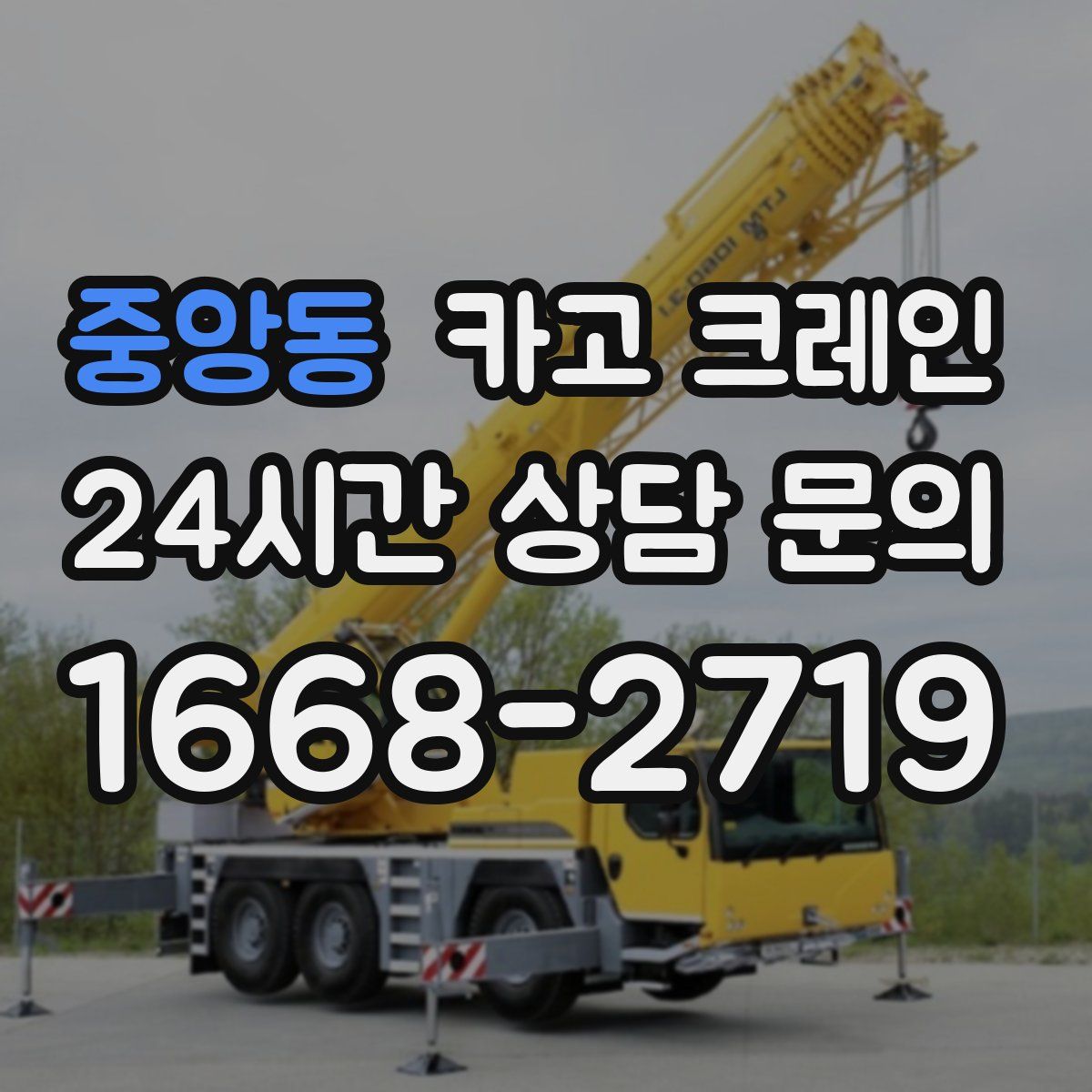 중앙동 카고 크레인