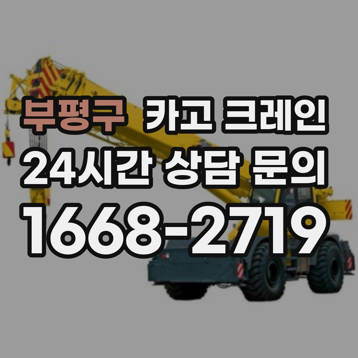 부평구 카고 크레인