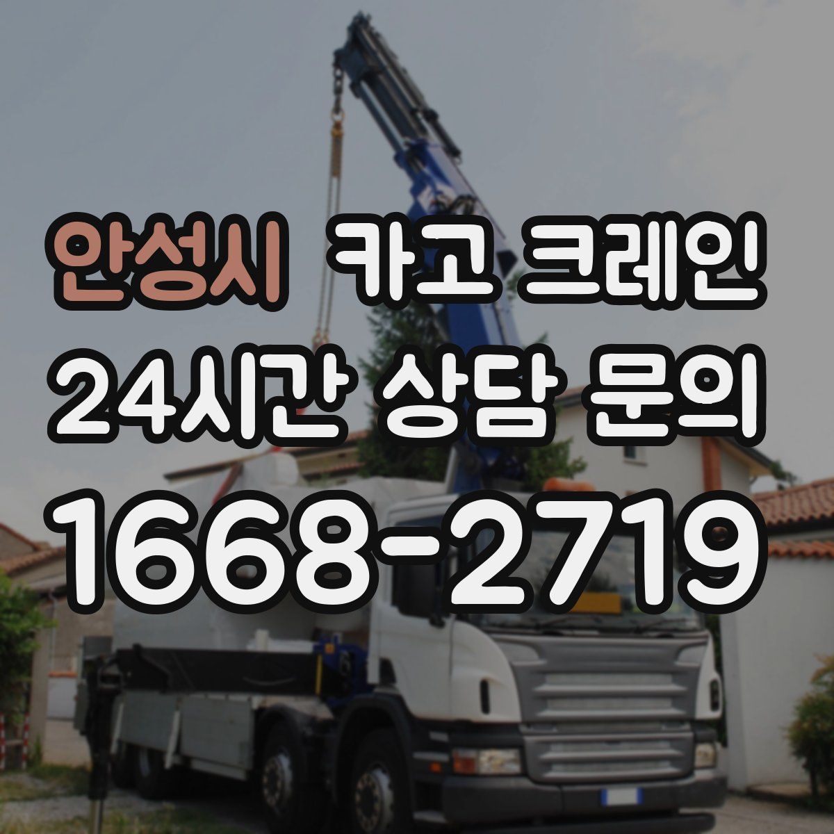 안성시 카고 크레인