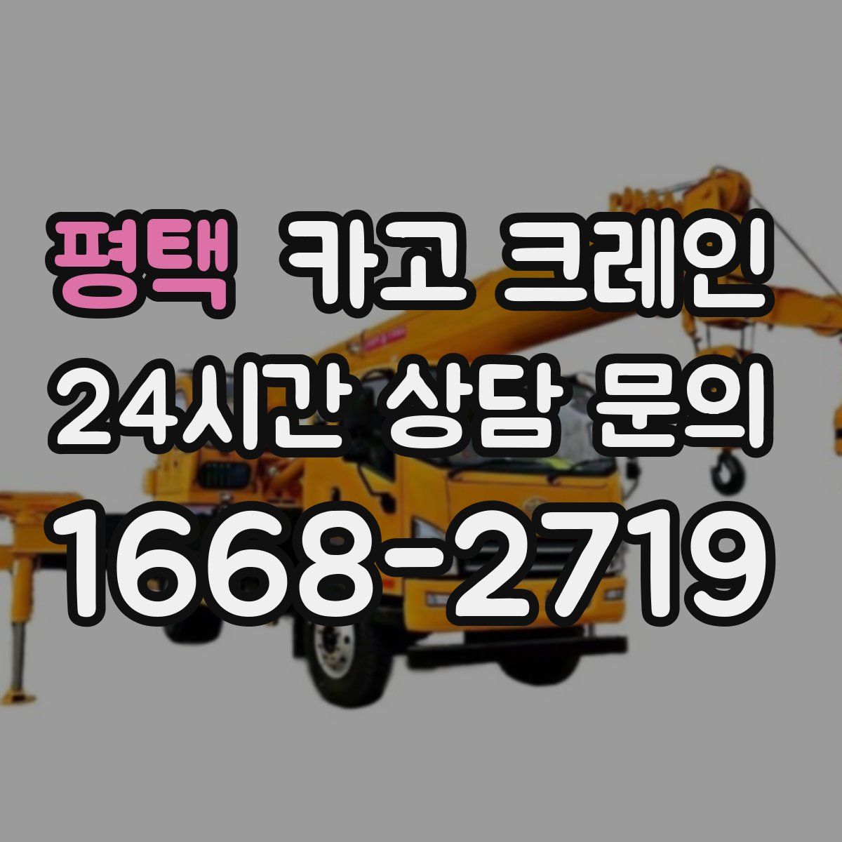 평택 카고 크레인