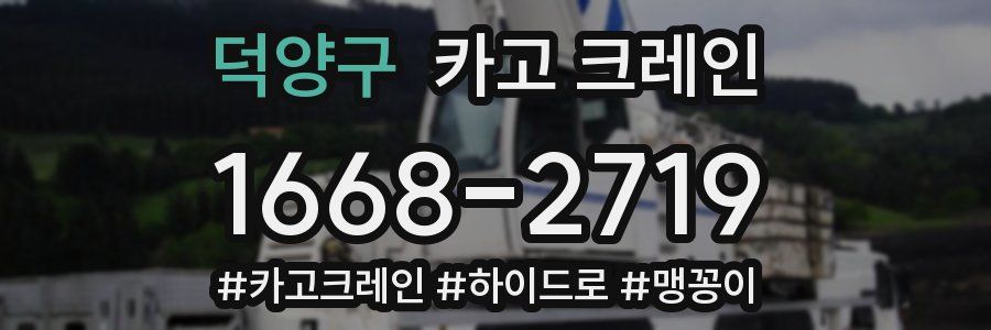 덕양구 크레인 작업