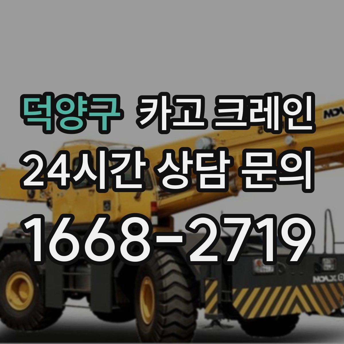 덕양구 카고 크레인