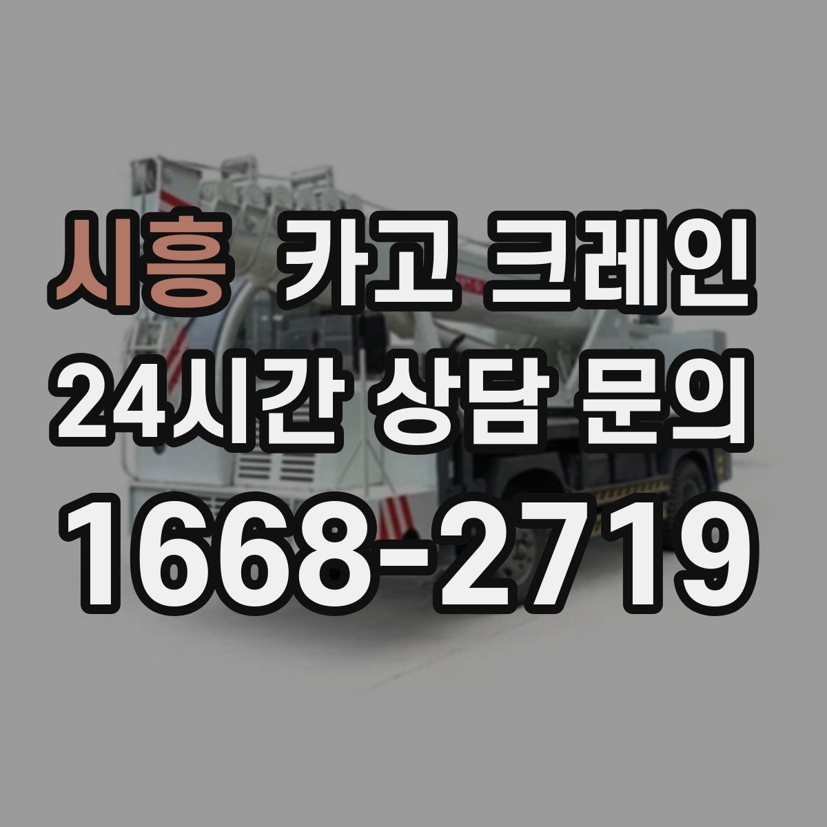 시흥 카고 크레인