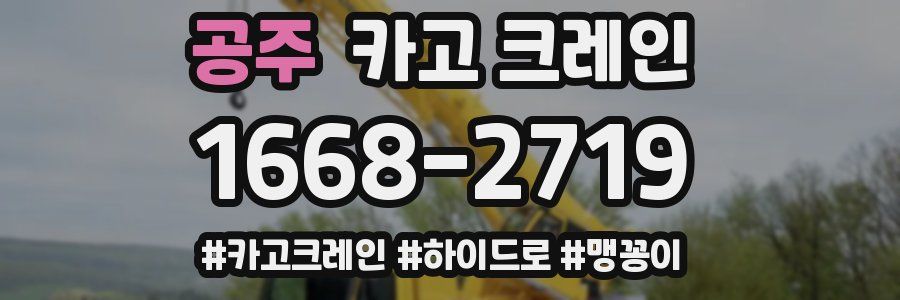 공주 크레인 작업