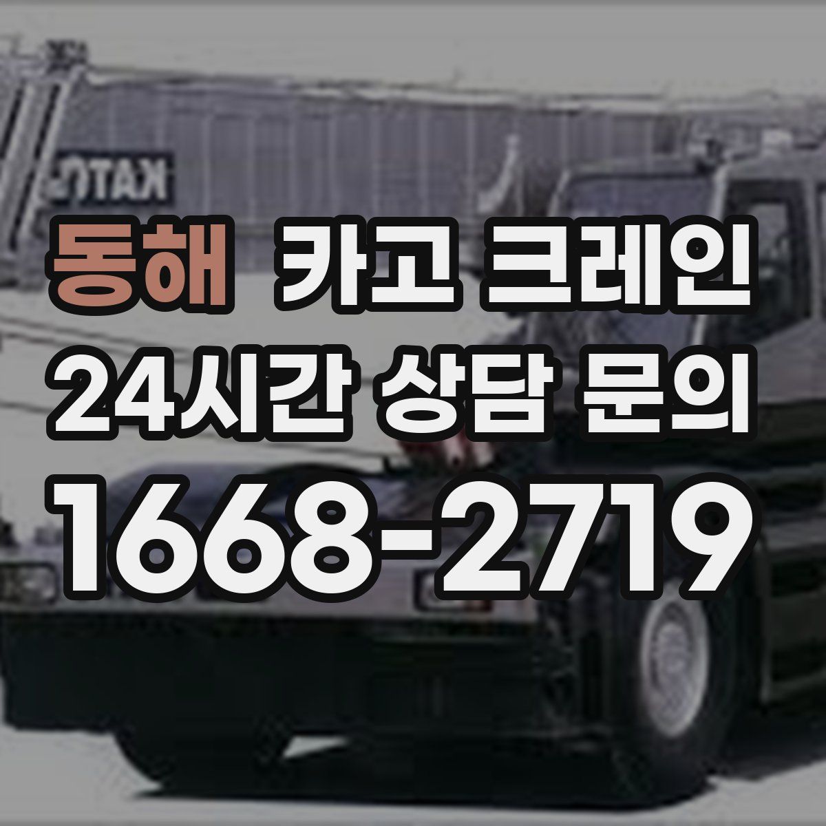 동해 카고 크레인