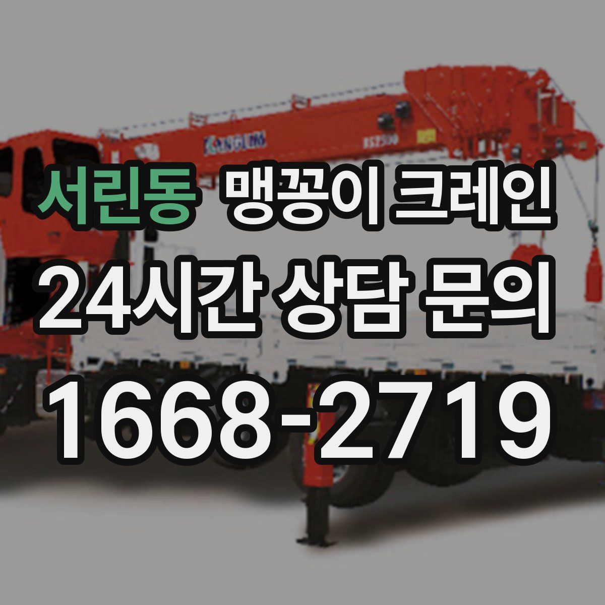 서린동 맹꽁이 크레인