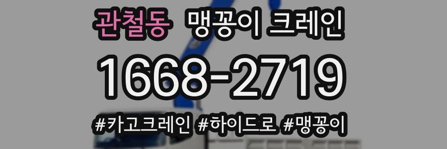 관철동 맹꽁이 크레인