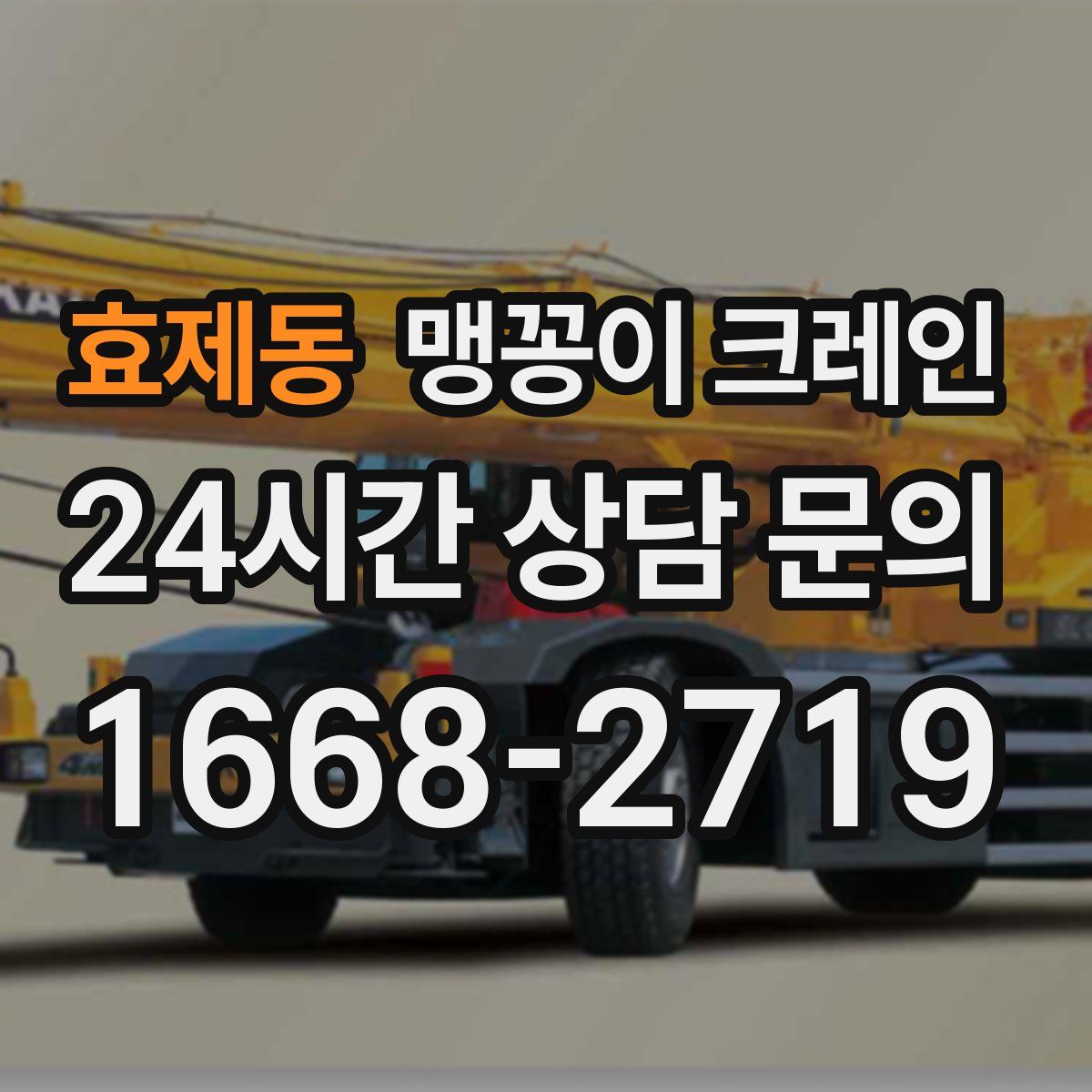 효제동 맹꽁이 크레인