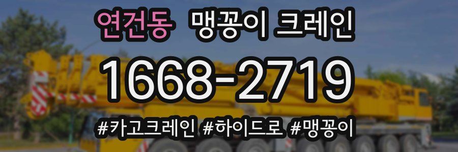 연건동 맹꽁이 크레인