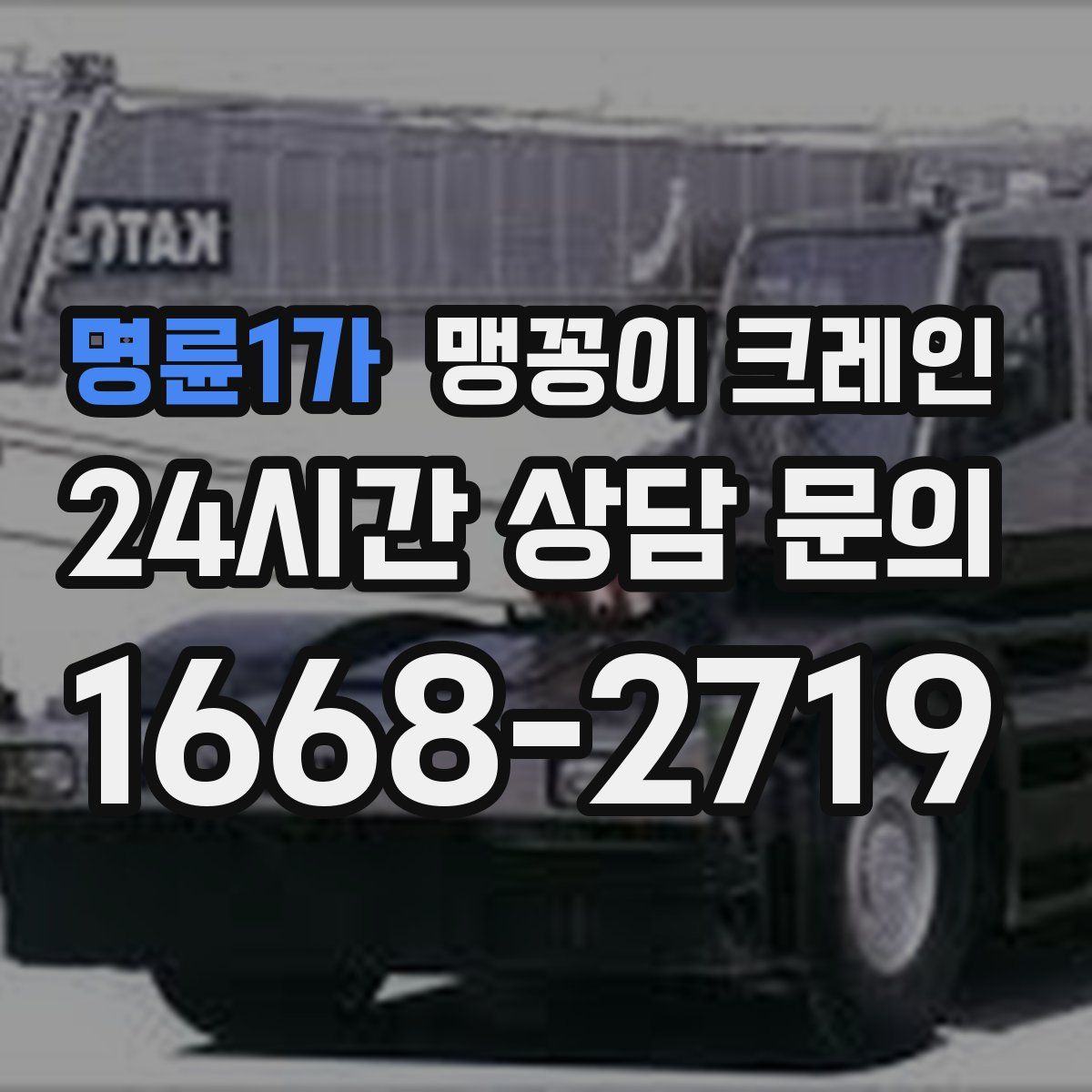 명륜1가 맹꽁이 크레인