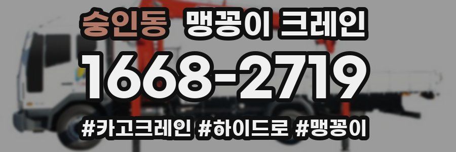 숭인동 맹꽁이 크레인