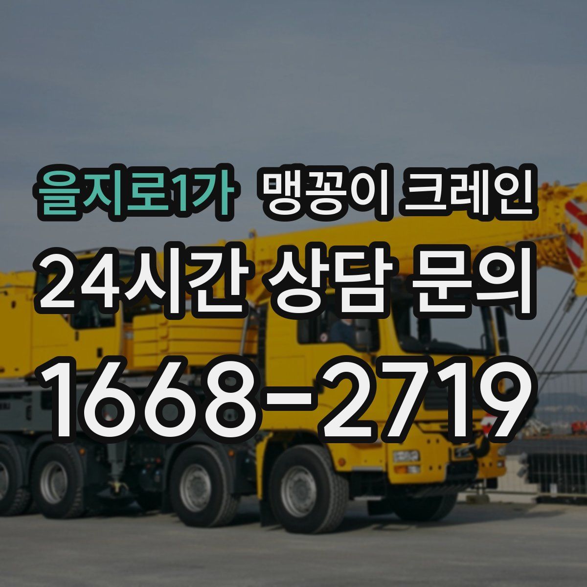 을지로1가 맹꽁이 크레인