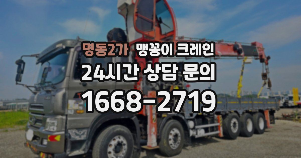 명동2가 맹꽁이 크레인