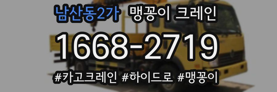 남산동2가 맹꽁이 크레인