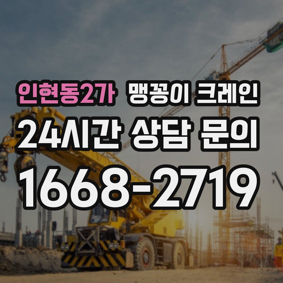 인현동2가 맹꽁이 크레인
