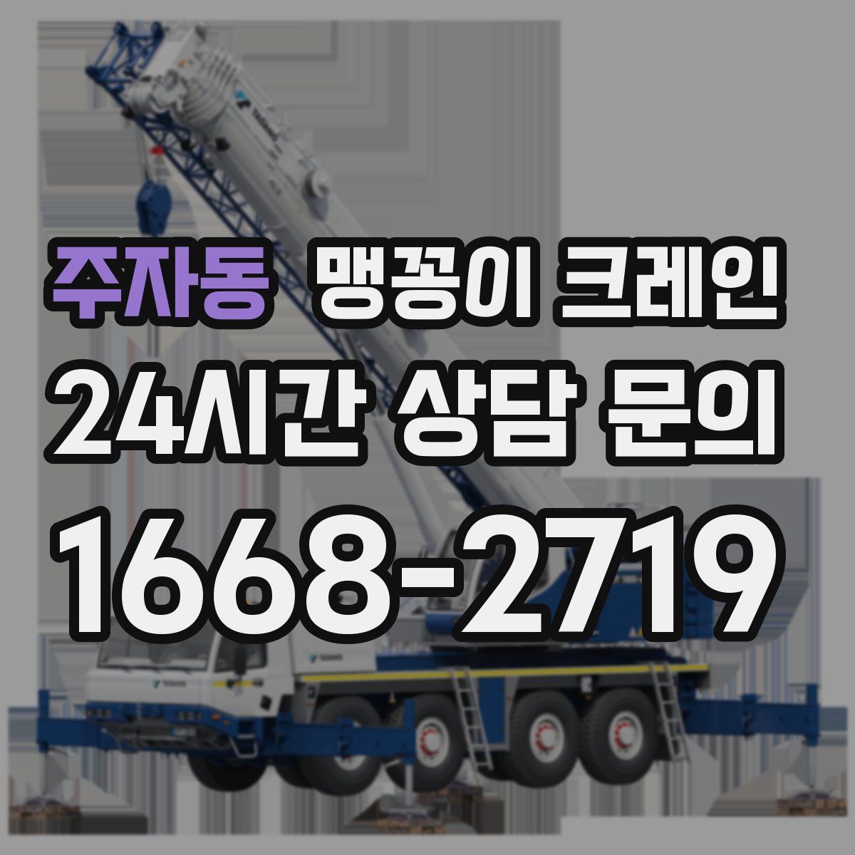 주자동 맹꽁이 크레인