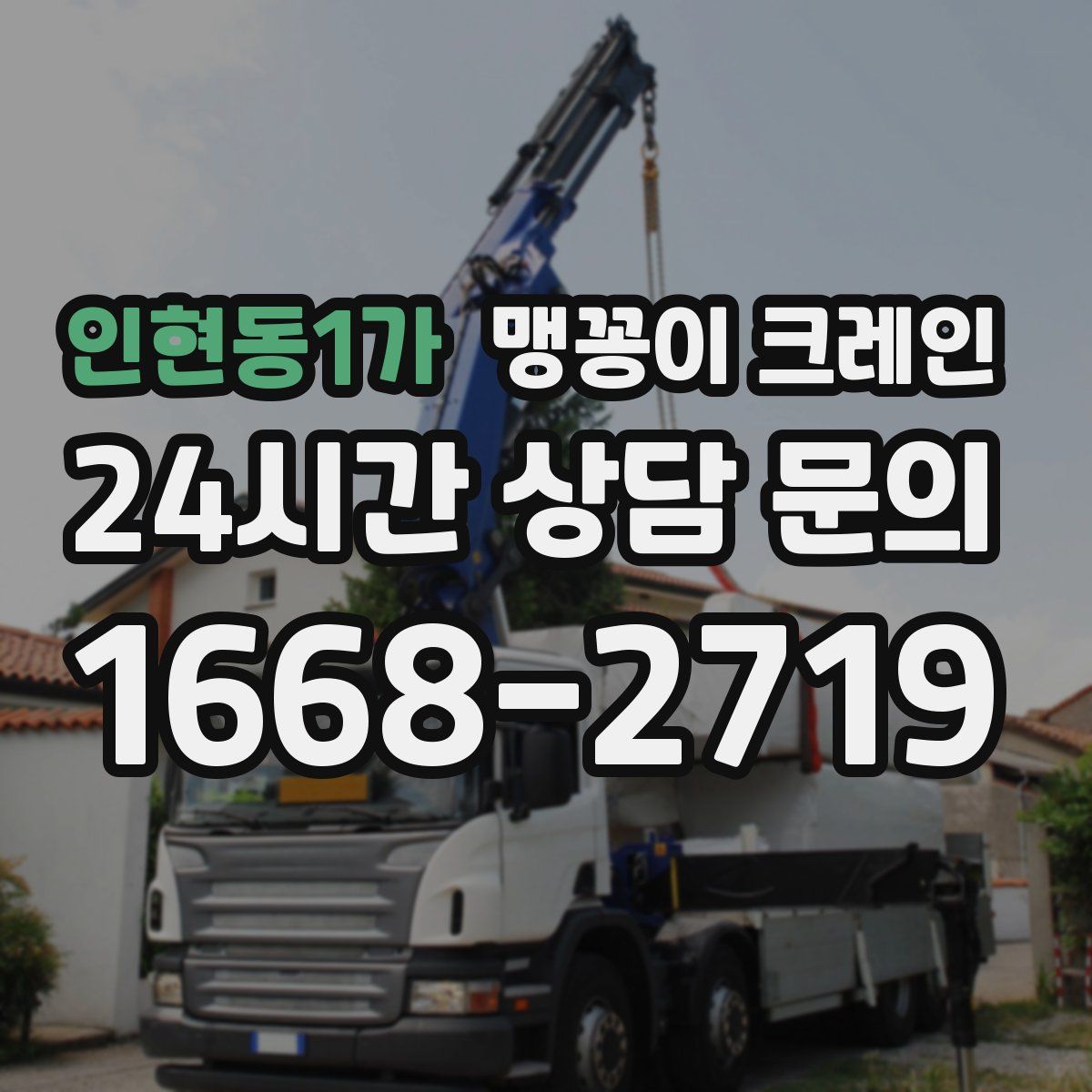 인현동1가 맹꽁이 크레인