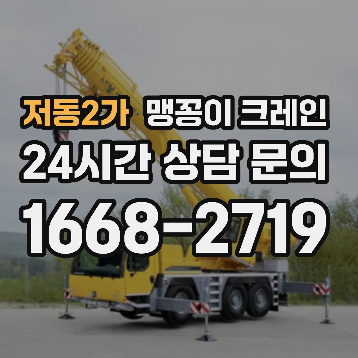 저동2가 맹꽁이 크레인