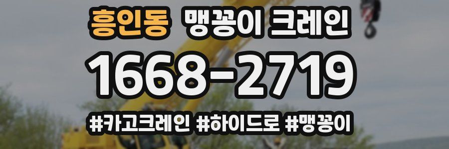흥인동 맹꽁이 크레인