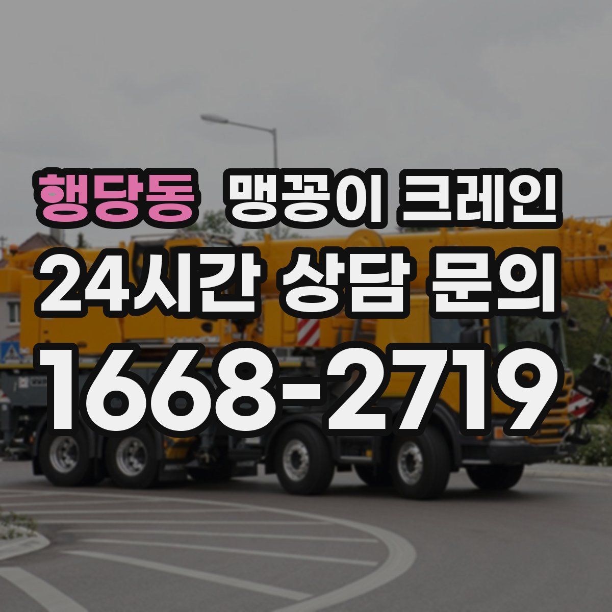 행당동 맹꽁이 크레인